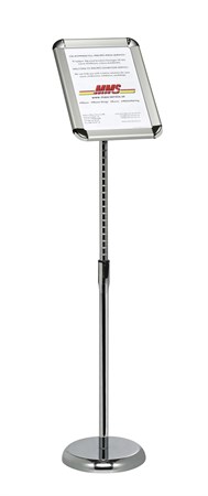 Infoställ A4, justerbar höjd